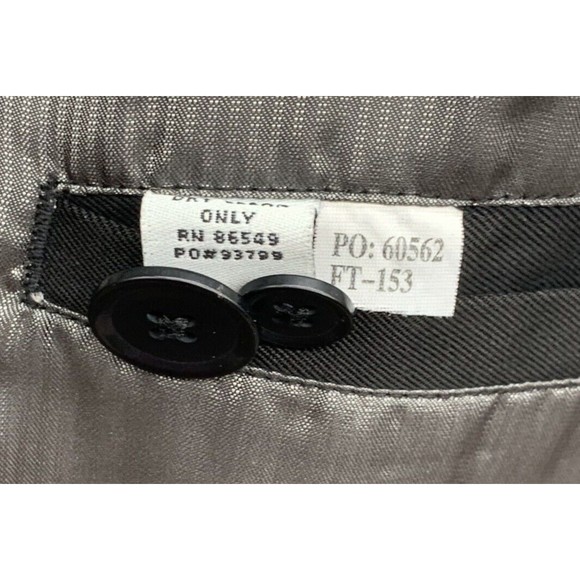 Bachrach Sports Coat Mens Size XL Black 100% Silk Three Button Notch Unvented - Picture 16 of 16